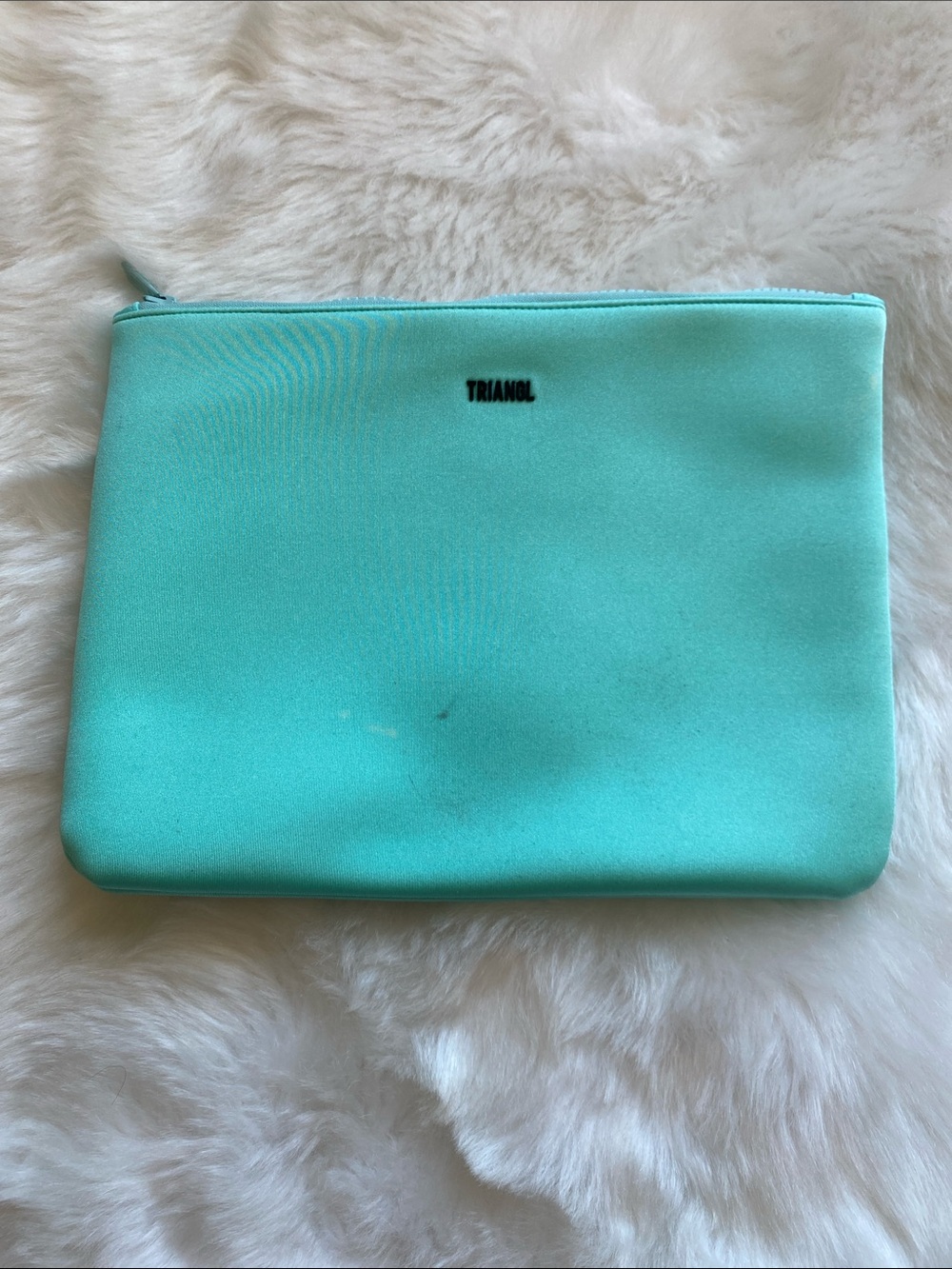 triangl swimwear Aqua Mint Neoprene Cosmetic Pouch